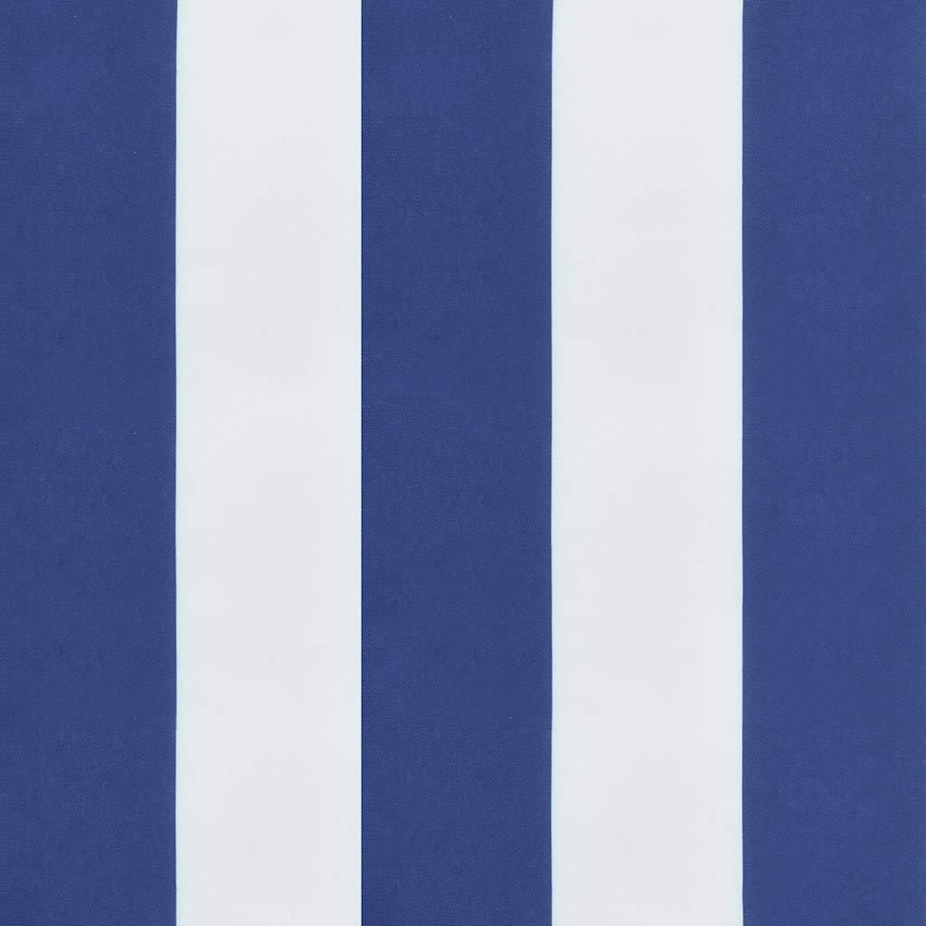 Garden Bench Cushions 2 Pcs. Blue&White Striped 200x50x7cm Fabric