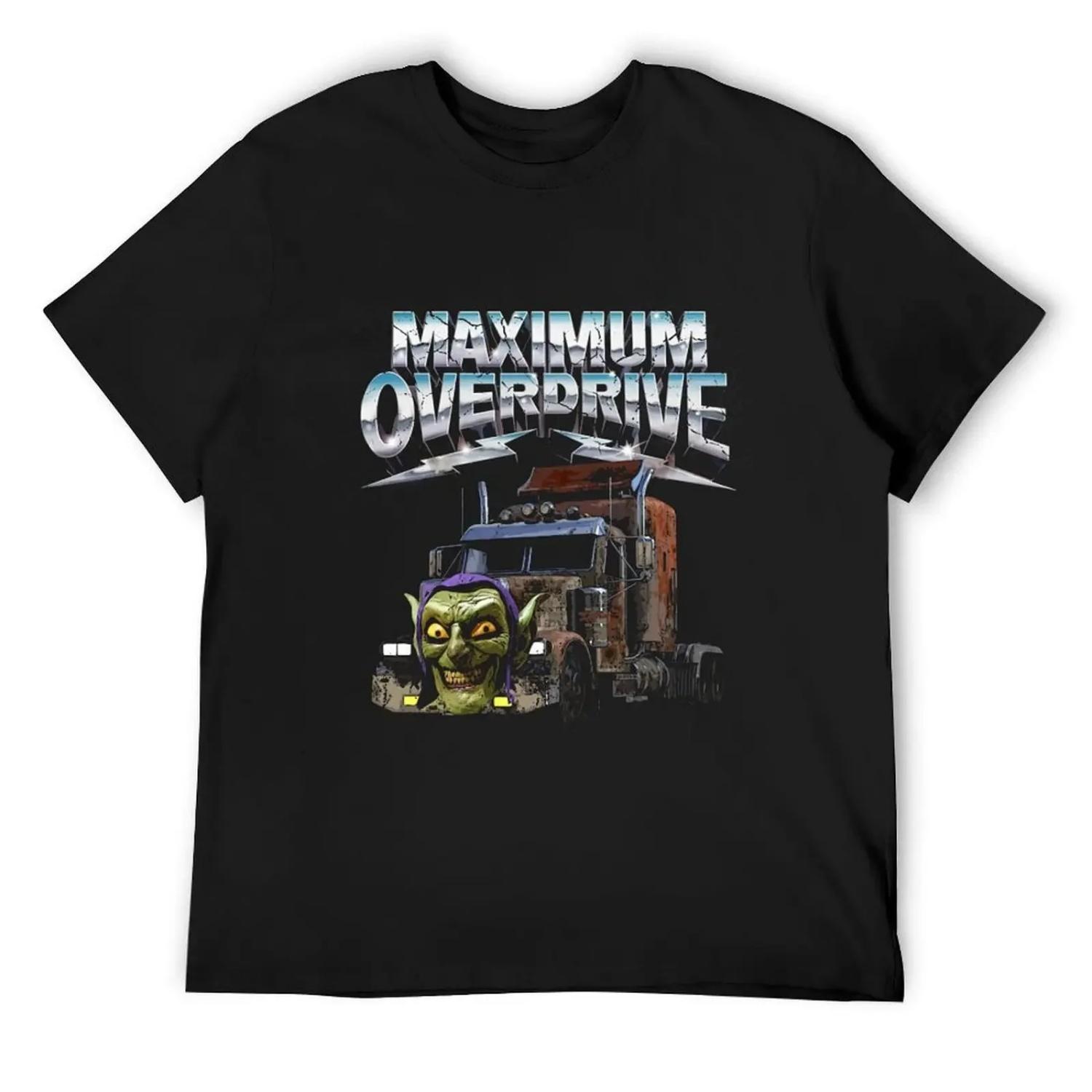 Maximum Overdrive T-Shirt gifts for boyfriend cute tops graphic t shirt vintage tees men tshirt S