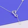Cute Cute Cat Bell Necklace Women'S Electroplated 925 Silver Simple Coco Cat Collarbone Neck Chain Jewelry
