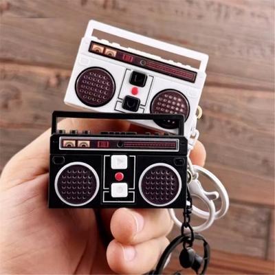 Decorative Recorder Pendant Antique Small Recorder Keychain with Detailed Craftsmanship Plastic Texture for Key Bag