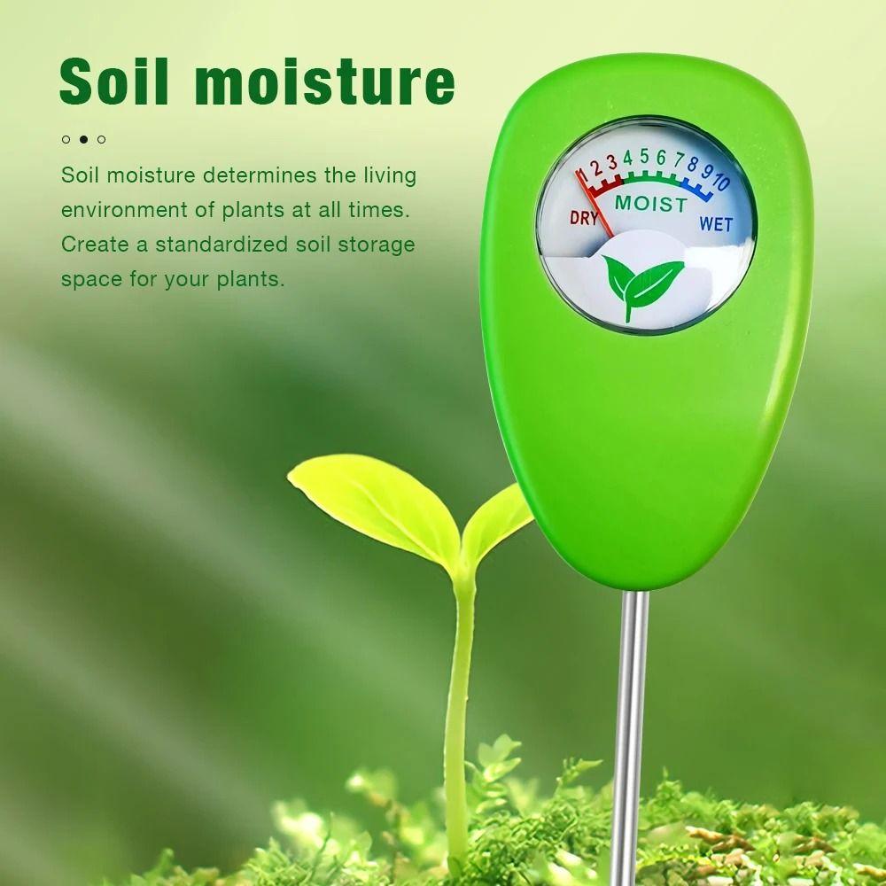 Dry Wet Monitoring Plant Moisture Tester No Battery Hygrometer Dial  Gardening Tool