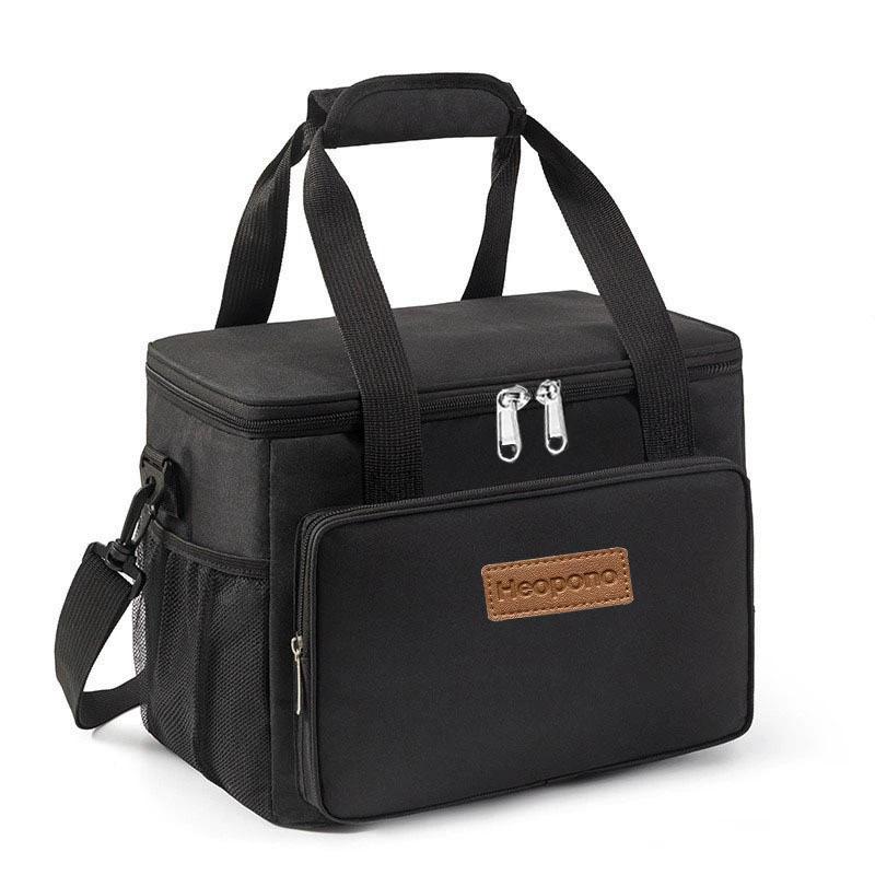 

Lifewit Large Lunch Bag Insulated Lunch Box Soft Cooler Cooling Tote for Adult Men Women, Gray 12-Can (9L) чёрный