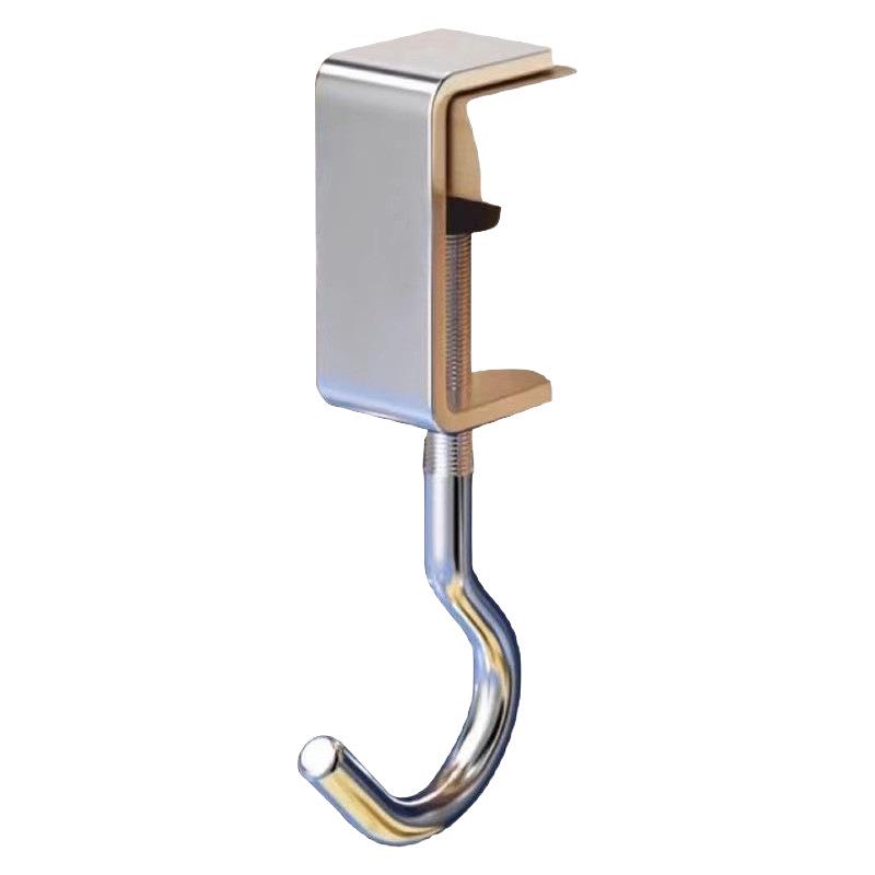 Adjustable Desk-Side Backpack Hook – No Punching Needed.