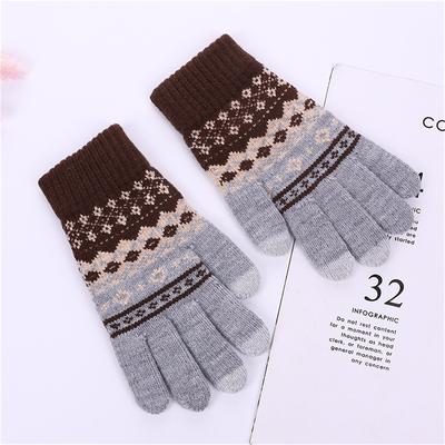 Winter Touchscreen Handschuhe Frauen Männer Warme Stretch Stricken Volle Finger