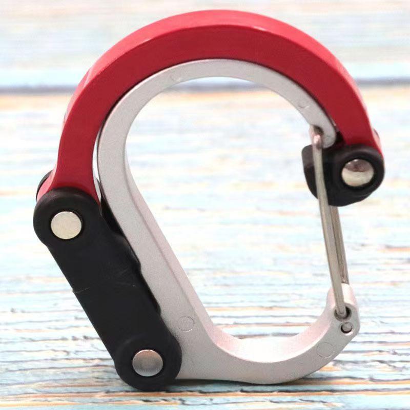 Outdoor Tactical Supplies Carabiner Multifunctional Aluminum Alloy D-Type Quick-Hanging Buckle Outdoor Hook