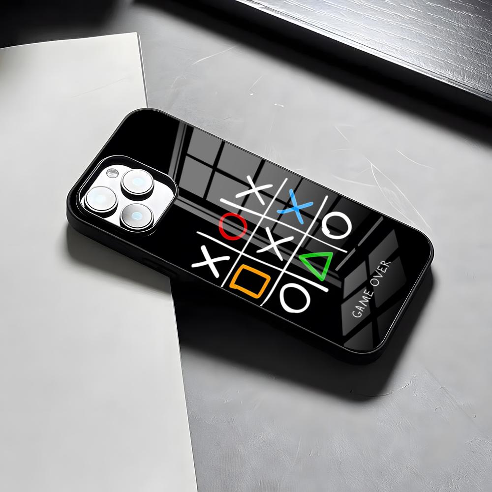 

Gamer Play Phone Case For IPhone 17 Pro Max 15 Pro 16 14 Plus 12 13 Mini 11 Pro Shockproof Glass Cover iPhone11 ProMax