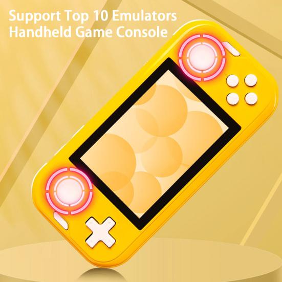 Vintage Game Console 3.5 Inch Screen HD-compatible Dual Joystick Control One Click Archive Support TF Card Video Game Console Game Player