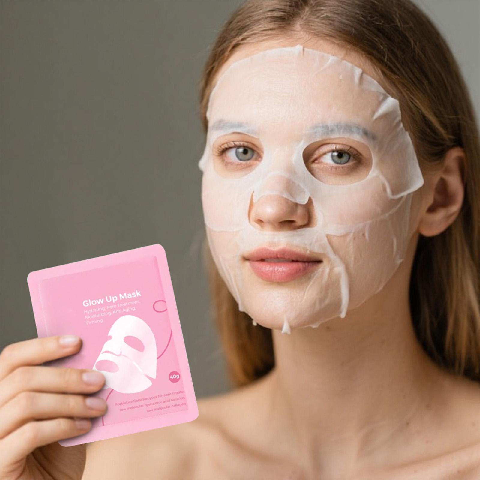 

Collagen Mask Nicotinamide Deep Moisturizing Mask, Night Moisturizing Mask, Lock Moisture And Moisturize The Skin 4PC 2ML One Size белый