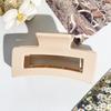 8.5cm Matte Korean Style Square Hair Clip: Elegant Half-Up Shark Clip for Women's New Updo Hair Styling