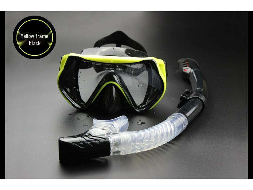 PVC/Silicone Diving Mask Set - Snorkeling Gear