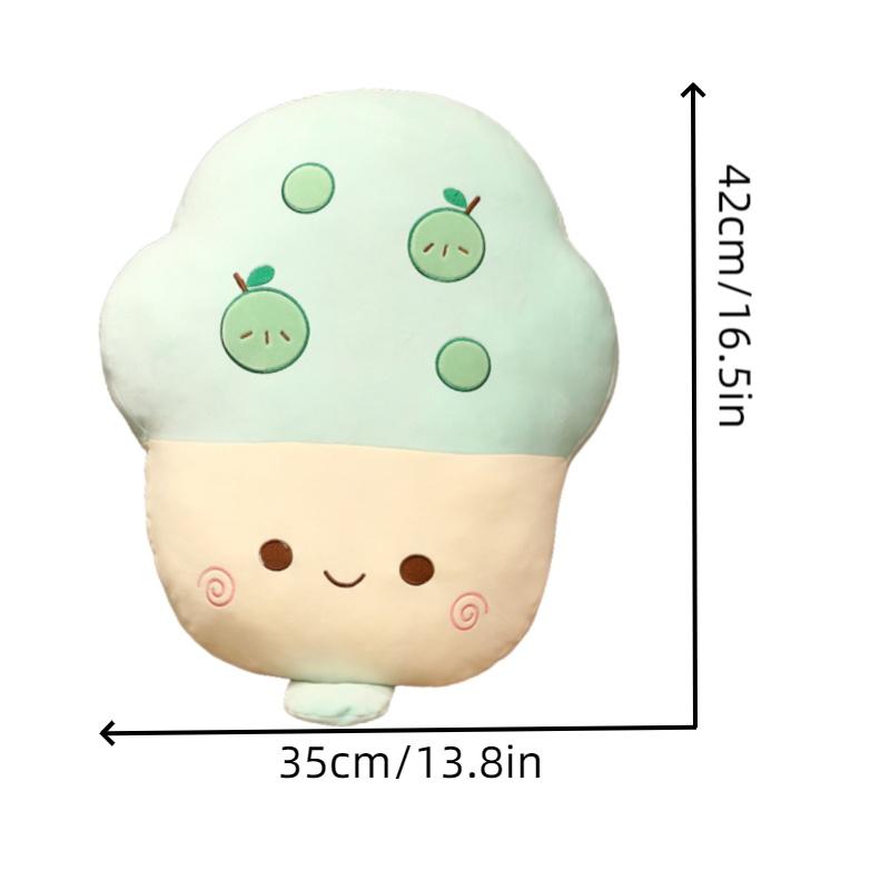 Cute Ice Cream Throw Pillow Plush Doll Soft And Colorful Design Perfect For All Ages