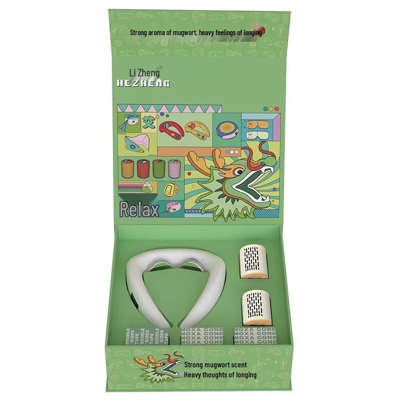 

Hezheng Ai Health Pulse Neck Massager & Moxibustion Kit