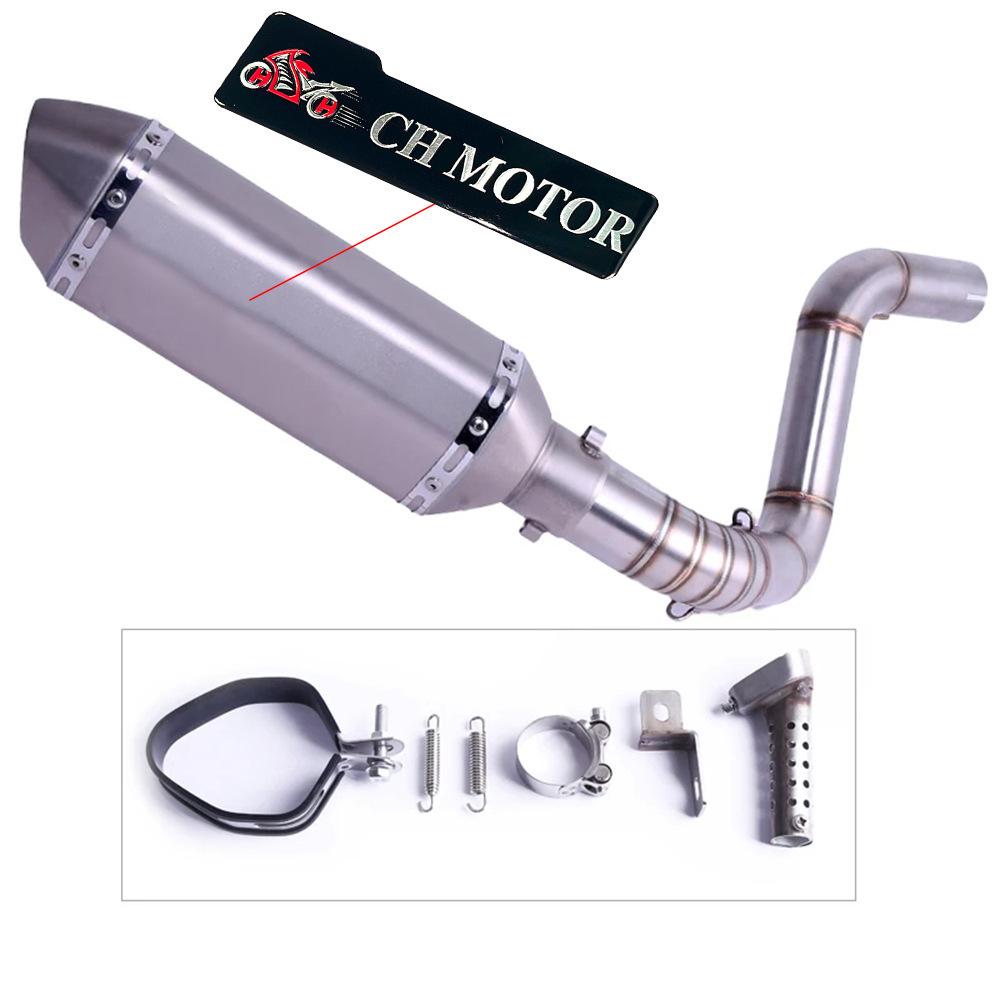 Motorcycle exhaust pipe suitable for KTM
