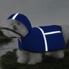 Hooded Dog Rain Poncho Adjustable Design Dog Rain Cloak Soft Waterproof Rain Jacket  Pet Outing