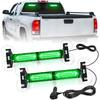 Nilight 40LED Amber Emergency Strobe Traffic Advisor Light Bar with Suction Cups Dash Safety Warning Hazard Flashing Lights Interior Front/Rear