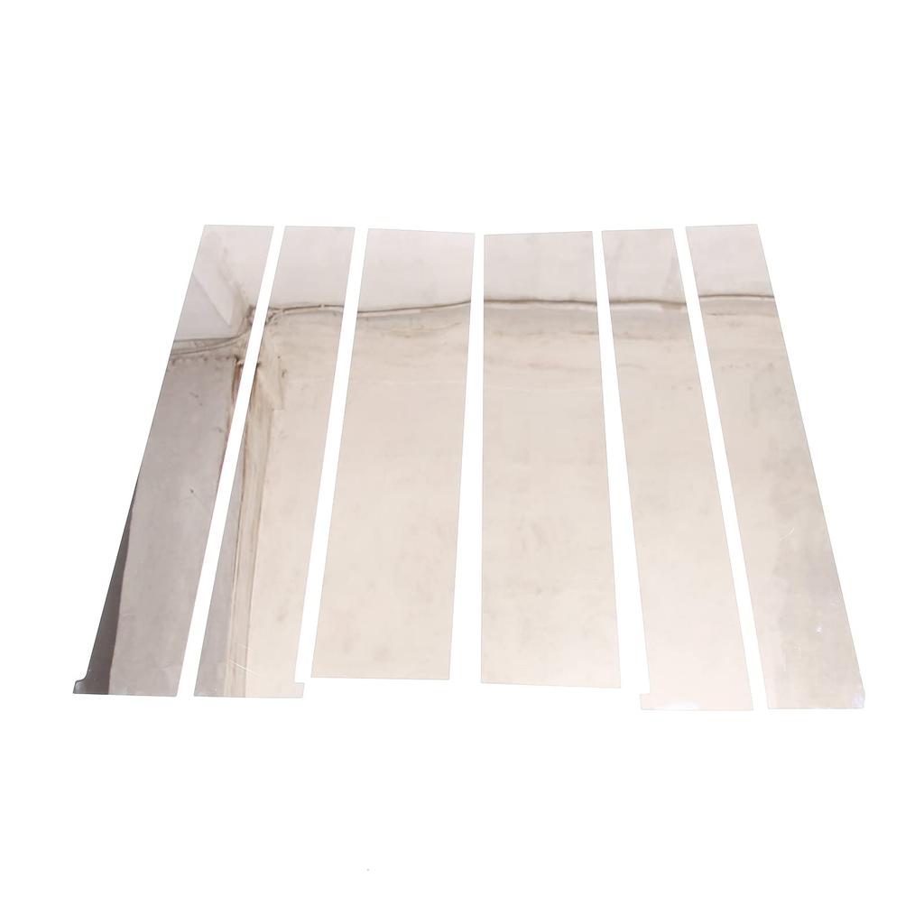 Sauicemy Aluminum Alloy Car Window B Pillar Center Pillar Trim Sticker Car Accessories for