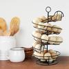 Stable Base Egg Storage Rack Save Space Metal Egg Dispenser Spiral Egg Holder  Countertop