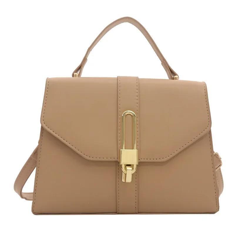 New high-end and elegant single shoulder female fashion crossbody bag casual and versatile small square bag