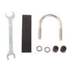 Motorcycle Handlebar Rail Ball Mount Base Kit Phone Holder Fixing Bracket Universal Accessory