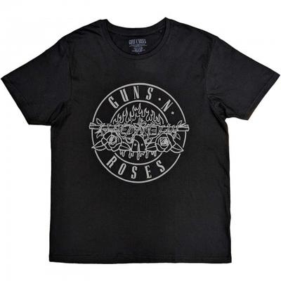 Guns N Roses Unisex Adult Classic Bullet Cotton T-Shirt