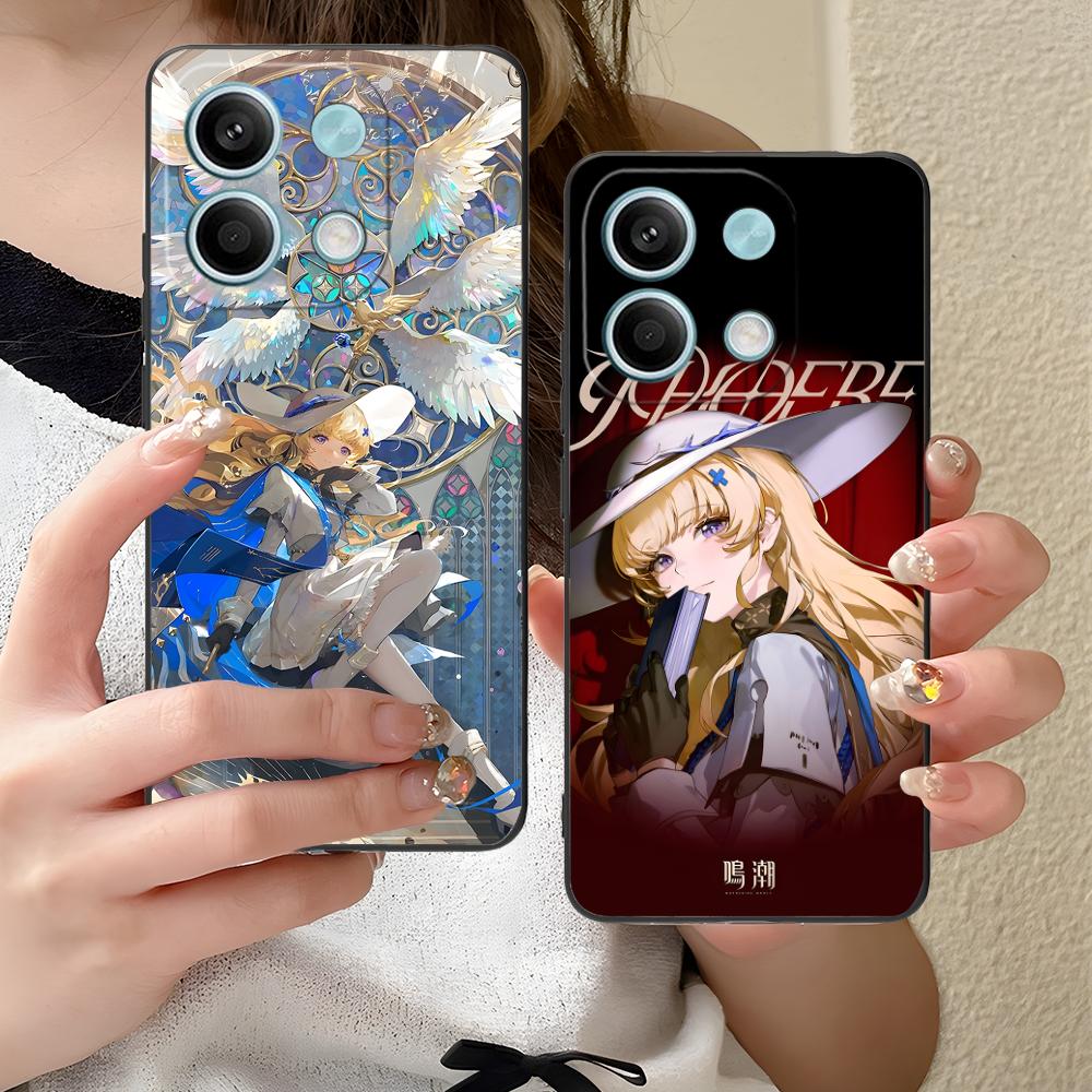Wuthering Waves Phoebe Phone Case for Xiaomi Redmi 15 14 13 12 A5 3 2 1 C Plus 4G 5G Colorful Printing Cover Pretty Cover Luxury