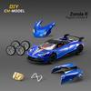 Removable Assembly Version 1/43 Pagani Zonda R AE86 Alloy Modified Car Model Diecasts Metal Sports Vehicles Car Model Kids Gifts
