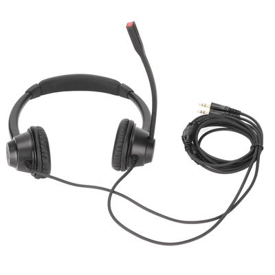 H390DPC Binaural Customer Service Headphones Ultra Light Noise Reduction Business Headset for Office Customer Service
