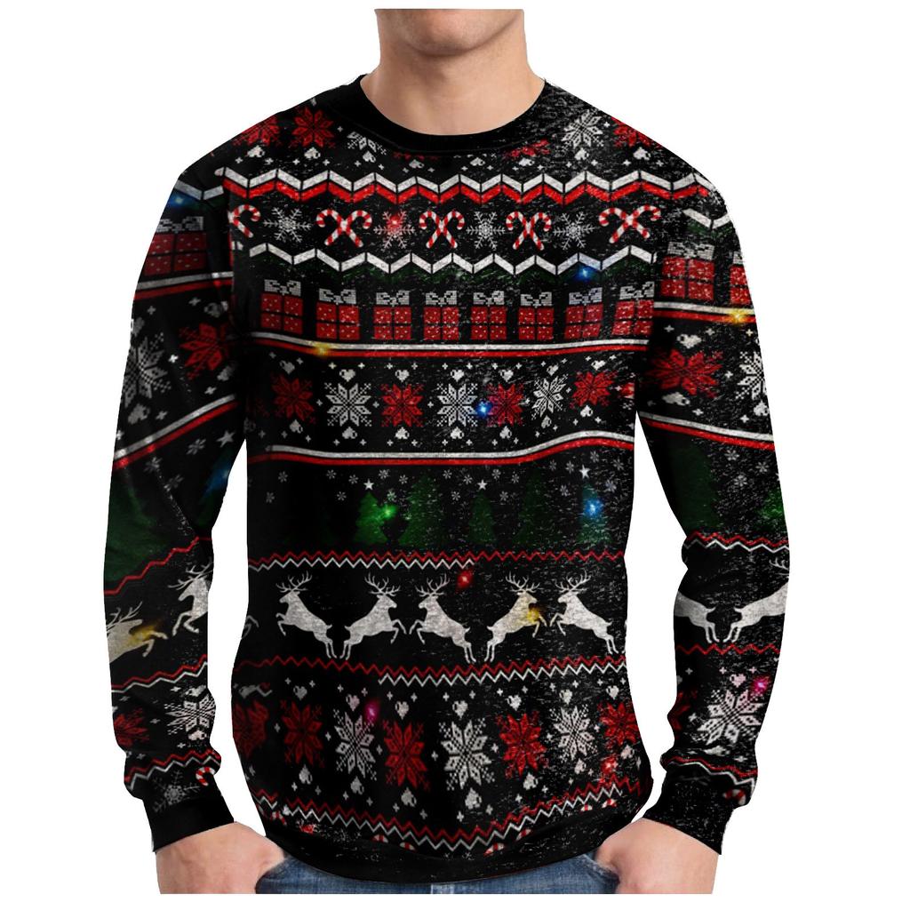 Christmas Round Collar Sweater Spring And  Long Sleeve