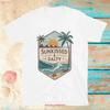 Vintage Sunkissed And Salty T Shirt Retro Mediterranean Summer Beach Beachy Vacation Seaside Holiday Coastal Top Vintage