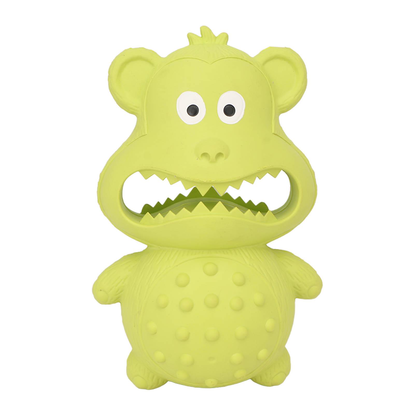 Squeaky Dog Toy Interesting Bite Resistant Healthy Rubber Indestructible Dog Toys for Pet Supplies