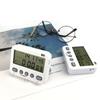 Dual Screen Kitchen Timer Vibration Cooking Timer LCD Reminder Timer  for Students' Learning