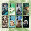 Sea Otters Animals Cute Phone Case For Samsung Galaxy S21 22 23 24 S25 Ultra PlusS20 FE S10 Plus  Cover Funda