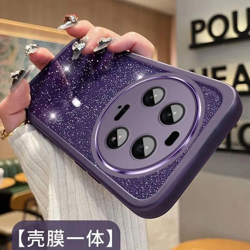 Bling Glitter Kamera Protector Objektiv Film Fall Für Xiaomi 15 Ultra Silikon Weiche Telefon Abdeckung Für Xiaomi 14 Ultra 14T Pro
