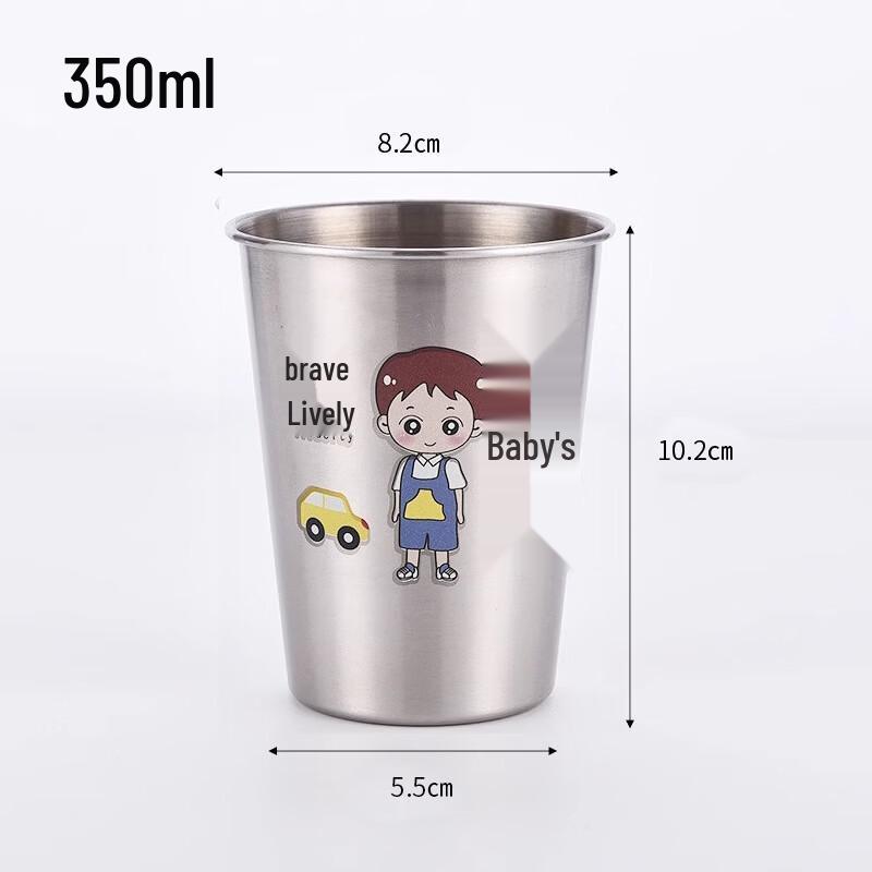 YIXI Cartoon Cute Glass Kids  Bathroom Cups