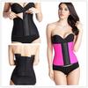 European & American Latex Waist Cincher: 9 Steel Bones, Tummy Control, Rubber Shaping Corset with Square Buckle.