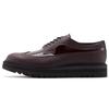 Brogue Low Top Casual Shoes Men Sneakers Burgundy 1181A391-601