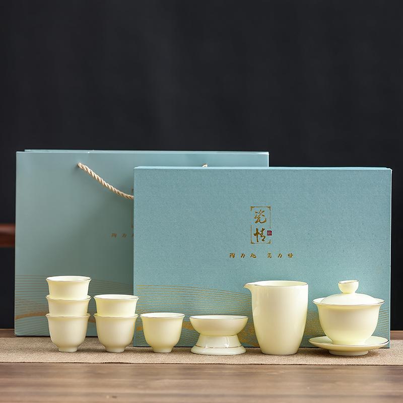 Huangshi Suzai Jade Porcelain Kung Fu Tea Set Business Company