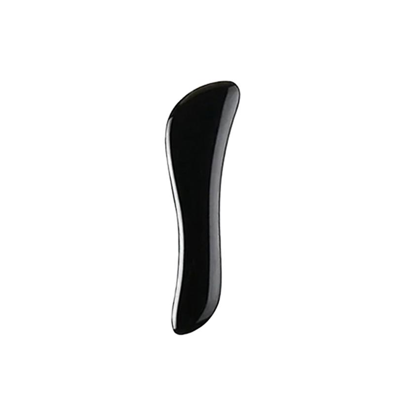 Natural Jade S-Shape Scraping Board Rose Quartz Obsidian Gua Sha Massager Spa Acupuncture  Facial Lifting Skin Care Beauty Tool