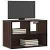 Mobile TV Effetto Rovere Marrone 60 x 31 x 39,5 cm Truciolato e Metallo