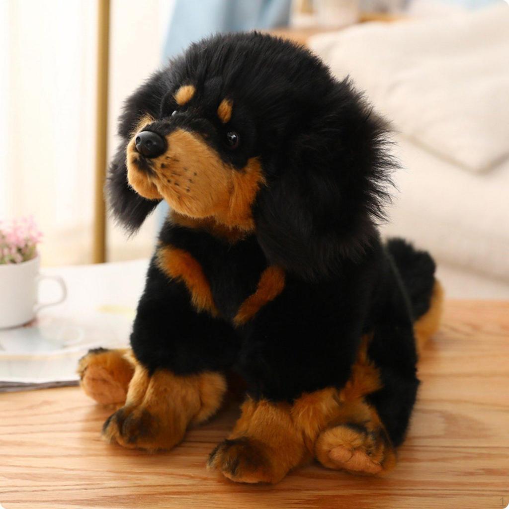Realistisches Hunde-Stofftier Geburtstagsgeschenk Rasse gestickt