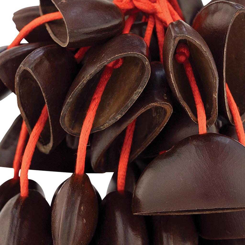 Nussschale Handglocke Hand Windspiele Handgemachte Musical Instrument Handheld Glocke Nussschale für