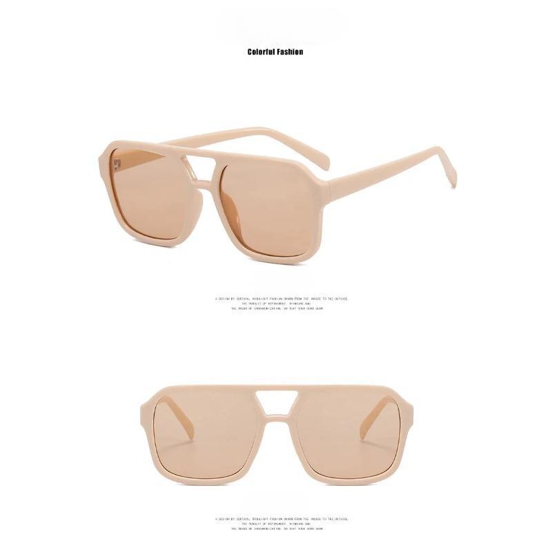 2024 Ochelari de soare pătrați supradimensionați, vintage, pentru femei, ochelari de soare cu oglindă de marcă retro, pentru femei, negru, portocaliu, modă, culori bomboane