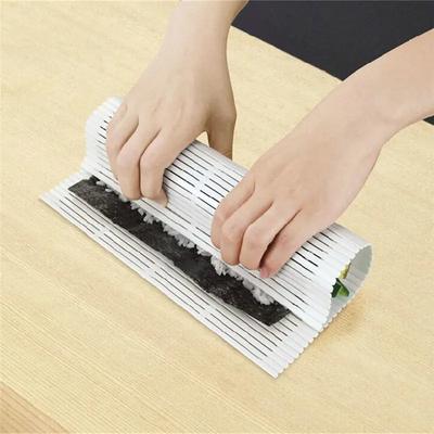 Sushi Rolling Mats Non-Stick Sushi Making Tool Washable Reusable Sushi Roll Mold Mat DIY Food Rice Rolling Maker Cake Roll Pad