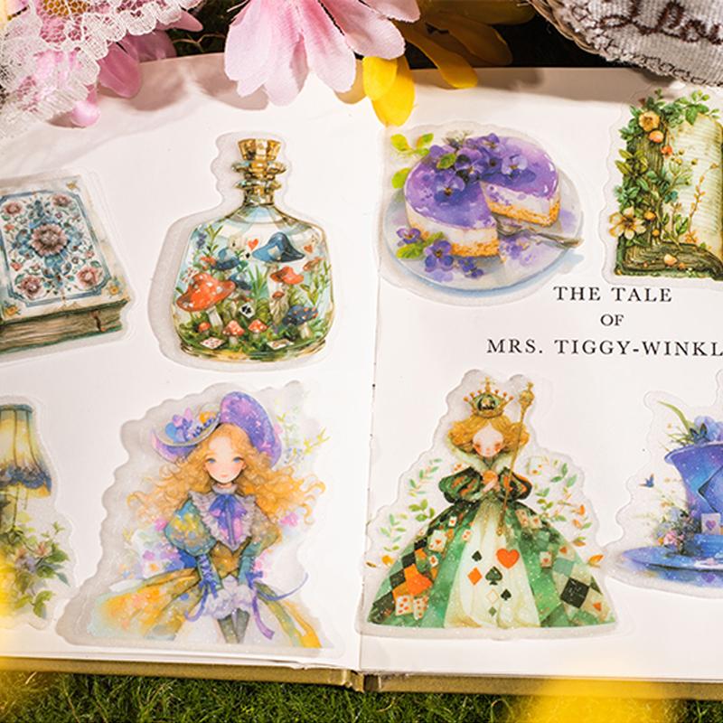 Mr. Paper, 6 Styles, 10pcs/bag, Fairy Tale Princess Themed Stickers, Collage Decoration, Phone Case, Scrapbook, Notebook