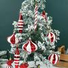 14pcs/set Lollipop Xmas Tree Hanging Pendants Red Christmas Tree Hanging Ornaments  Party