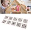 1: 12 Scale Dollhouse Flooring Tiles Wooden Mini Dollhouse Flooring Tiles Accessories for Home Decor 30 Piece