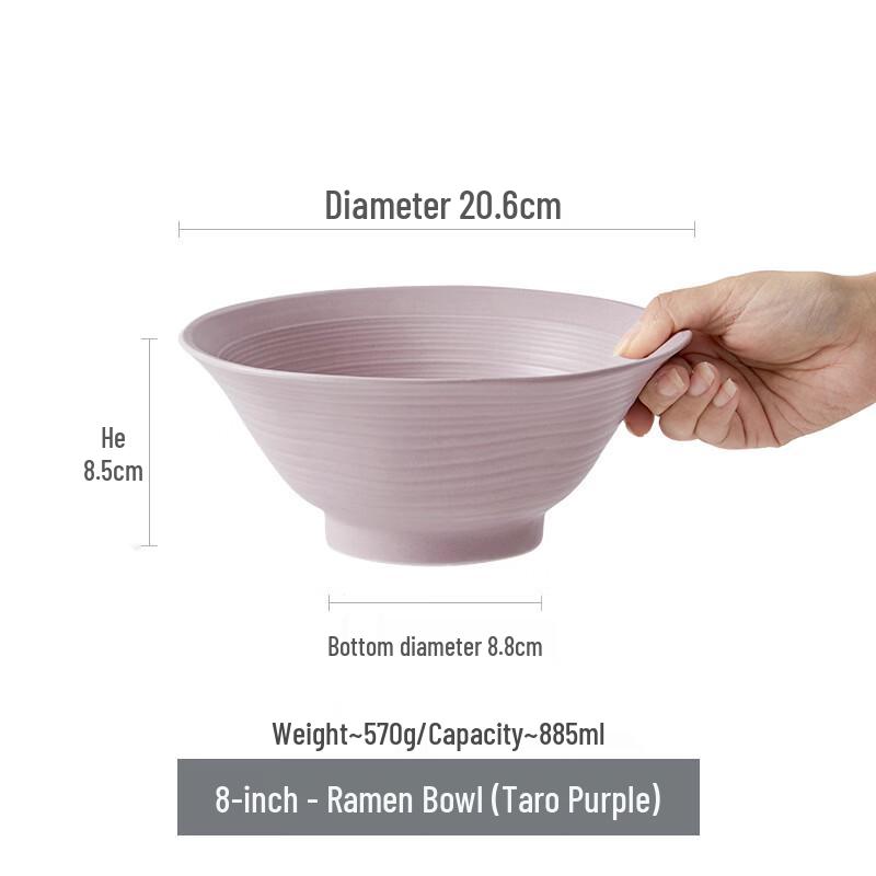 Yuzhuxun Ceramic Underglaze Ramen Bowl