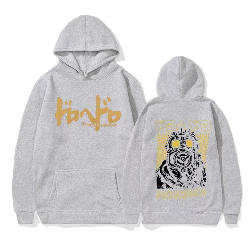 Dorohedoro Graphic Hoodie Unisex Casual Long Sleeve Sweatshirt Anime Fans Loose Streetwear Pullover Hoodie Men Women