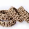 1pcs Hand-Woven Hemp Rope Curtain Tieback - Decorative Storage Bracket with Multiple Hooks,Bedroom Decor, Decorative Accessory