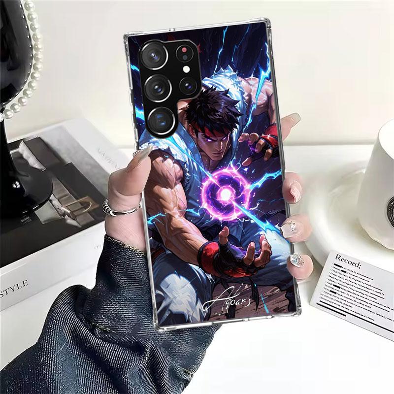

Game S-Street F-FighterS Soft Phone Case For Samsung Galaxy S22 S23 S24 S25 Edge S26 Ultra S20 FE S21 Plus + Fundas Coque Galaxy Samsung S24 Ultra